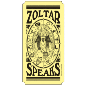 Spanish Zoltar Fortune Cards Characters Unlimited